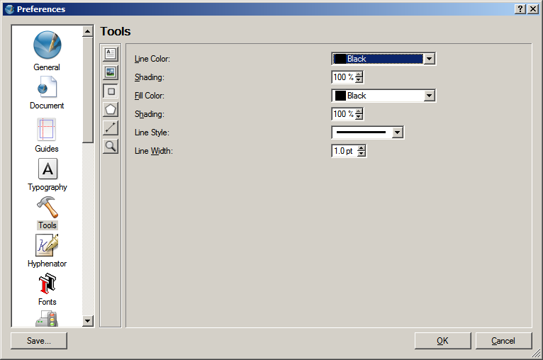 Tools Tab Panel